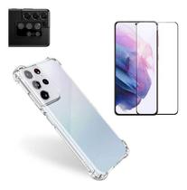 Capa+ Película De Cerâmica 9d+ Câmera Para Galaxy S21 Ultra Capa+ Película De Cerâmica 9d+ Câmera Para Galaxy S21 Ultra