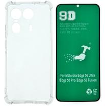 Capa + Pelicula De Ceramica 9D Para Motorola Edge 50 Ultra