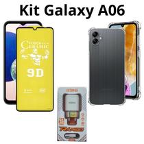 Capa + Película de Cerâmica Fosca + Carregador Tipo C para Samsung Galaxy A06
