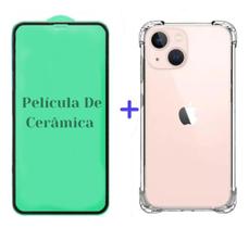 Capa + Película De Cerâmica iPhone 14 Proteção Avançada