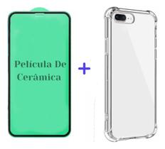 Capa + Película De Cerâmica iPhone SE - Resistente