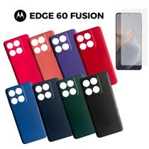 Capa + Pelicula Hidrogel Compativel Para Moto Edge 60 Fusion - Db