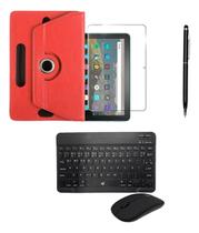Capa+ Película + Teclado E Mouse + Caneta Para Vision Tab 10
