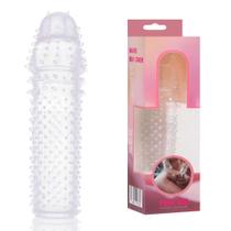 Capa Peniana com Textura Transparente com Cerdas Massageadoras 15,5cm x 3,8cm YouVibe