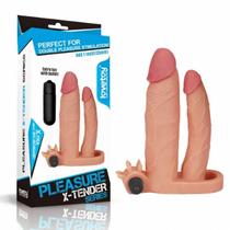 Capa Peniana Extensora com Anel Companheiro e Vibro