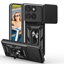 Capa pequena CC para Motorola Edge 60 Fusion, à prova de choque, suporte