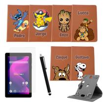 Capa Personalizado Resistente + Caneta Touch p/ Tablet Positivo Vision Tab 7 Capa Personalizado Resistente + Caneta Touch p/ Tablet Positivo Vision Tab 7