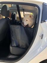 Capa Pet Dobrável Para Carros - Com Cinto De Segurança - Preta