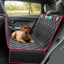 Capa Pet Impermeável Protetora de Banco Traseiro Carro Cachorros e Gatos Vermelho