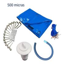 Capa Piscina 15 Em 1 Pvc 500 Micras 9x5 Proteção+térmica Capa Piscina 15 Em 1 Pvc 500 Micras 9x5 Proteção+térmica