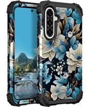 Capa PIXIU com padrão floral exclusivo para Samsung Galaxy A36/A56
