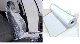 Capa plástica descartável P/ banco carro -(aprox. 110 Capas) Capa plástica descartável P/ banco carro -(aprox. 110 Capas)
