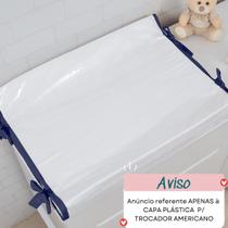 Capa Plastica para Trocador Anatomico Azul Marinho 65/45 Capa Plastica para Trocador Anatomico Azul Marinho 65/45