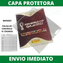 Capa Plástica Protetora Para Álbum Copa Do Mundo FIFA Qatar 2022 Capa Plástica Protetora Para Álbum Copa Do Mundo FIFA Qatar 2022