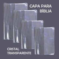 Capa Plastica Protetora para Bíblia e Livros Transparente - Cristal Capa Plastica Protetora para Bíblia e Livros Transparente - Cristal