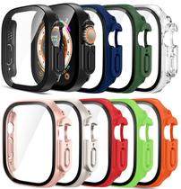Capa Pocoukate, pacote com 9, compatível com Apple Watch Ultra 49 mm Capa Pocoukate, pacote com 9, compatível com Apple Watch Ultra 49 mm