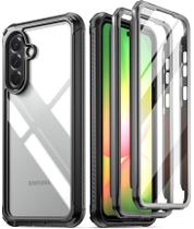 Capa Poetic Guardian para Samsung Galaxy A56 5G preta/transparente