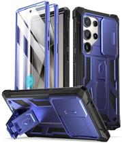 Capa Poetic Spartan para Galaxy S24 Ultra (Azul Meia-Noite) - 6.8"
