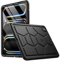 Capa Poetic TurtleSkin para iPad Pro 13 2024 M4 de 7ª geração preta
