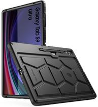 Capa Poetic TurtleSkin para Samsung Tab S10 Ultra 14,6" preta