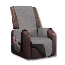 Capa Poltrona 1 Lugar Reversível Manu Matelada