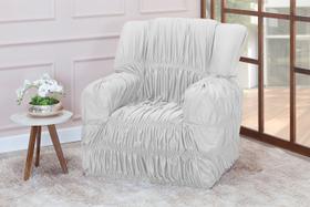 Capa Poltrona Do Papai 1 Lugar Elasticada Malha Gel