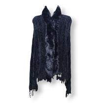 Capa Poncho Alongado Feminino com Pelúcia para Inverno Capa Poncho Alongado Feminino com Pelúcia para Inverno