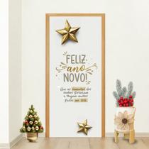 Capa Porta Ano Novo 2026 Decoração Festiva De Recomeço E Esperança Para Casa E Celebração