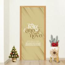 Capa Porta Ano Novo 2026 Decoração Festiva De Recomeço E Esperança Para Casa E Celebração