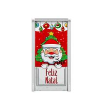 Capa Porta Para Decoração de Natal Festa Tecido 0,87x2,23 Md3