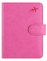 Capa Porta-Passaportes de Couro PASCACOO com Bloqueio RFID Capa Porta-Passaportes de Couro PASCACOO com Bloqueio RFID