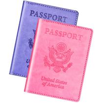 Capa porta-passaportes, estojo tipo carteira Herain para mulheres e homens
