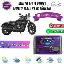 Capa Pra Moto HARLEY IRON 883 Sem Forro 100% Impermeável Armada Force Protege Sol Chuva Poeira Sem Forro Proteção Anti-UV Capa Pra Moto HARLEY IRON 883 Sem Forro 100% Impermeável Armada Force Protege Sol Chuva Poeira Sem Forro Proteção Anti-UV