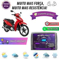 Capa Pra Moto HONDA BIZ 125 Sem Forro 100% Impermeável Armada Force Protege Sol Chuva Poeira Sem Forro Proteção Anti-UV