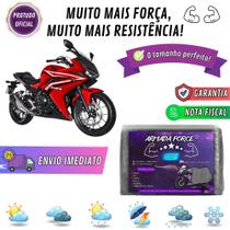 Capa Pra Moto Honda CBR 500r Sem Forro 100% Impermeável Armada Force Protege Sol Chuva Poeira Sem Forro Proteção Anti-UV Capa Pra Moto Honda CBR 500r Sem Forro 100% Impermeável Armada Force Protege Sol Chuva Poeira Sem Forro Proteção Anti-UV