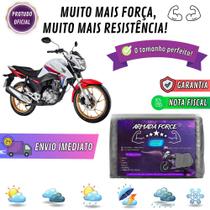 Capa Pra Moto Honda CG 160 Sem Forro 100% Impermeável Armada Force Protege Sol Chuva Poeira Sem Forro Proteção Anti-UV Capa Pra Moto Honda CG 160 Sem Forro 100% Impermeável Armada Force Protege Sol Chuva Poeira Sem Forro Proteção Anti-UV