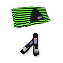 Capa prancha de surf toalha 5'8 a 5'11 verde + fita rack 5m - maori extreme