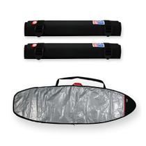 Capa Prancha Fish Refletiva 5'8 A 5'11 com Tubo Espuma 40cm