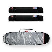 Capa Prancha Fun Refletiva 7'0 A 7'4 com Tubo Espuma 40cm - Maori Extreme