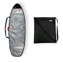 Capa Prancha Surf Fish Refletiva 6'0 A 6'3 com Wetsuit Bag
