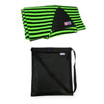 Capa Prancha Surf/Fish Toalha 5'11 Verde com Wetsuit Bag - Maori Extreme