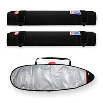 Capa Prancha Surf Refletiva 5'8 a 5'11 com Tubo Espuma 40cm Capa Prancha Surf Refletiva 5'8 a 5'11 com Tubo Espuma 40cm