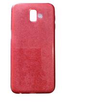 Capa Premium Borda Strass Samsung Galaxy J6 Plus Vermelha