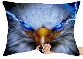 Capa Premium para Travesseiro ou Almofada aguia olhos azuis Capa Premium para Travesseiro ou Almofada aguia olhos azuis