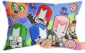 Capa Premium para Travesseiro ou Almofada castle crashers jogo Capa Premium para Travesseiro ou Almofada castle crashers jogo