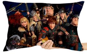 Capa Premium para Travesseiro ou Almofada como treinar o seu dragao Capa Premium para Travesseiro ou Almofada como treinar o seu dragao