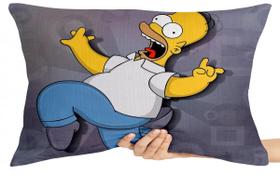 Capa Premium para Travesseiro ou Almofada homer simpsons cantando Capa Premium para Travesseiro ou Almofada homer simpsons cantando