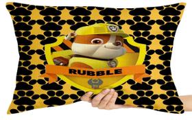 Capa Premium para Travesseiro ou Almofada patrulha canina rubble Capa Premium para Travesseiro ou Almofada patrulha canina rubble