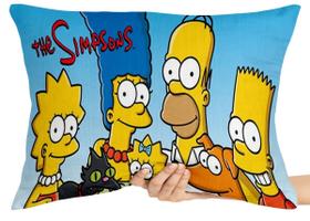 Capa Premium para Travesseiro ou Almofada simpsons unidos familia Capa Premium para Travesseiro ou Almofada simpsons unidos familia