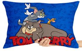 Capa Premium para Travesseiro ou Almofada tom e jerry spike Capa Premium para Travesseiro ou Almofada tom e jerry spike